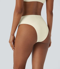 Crossover Texture Bikini Bottom Swimsuit
