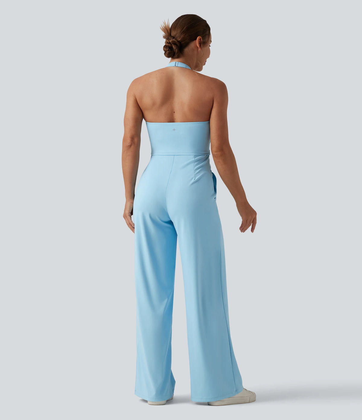 SoftlyZero™ Airy Halter InstantCool Casual Jumpsuit with Pockets-Easy Peezy Edition