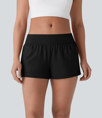 SoftlyZero™ Airy Low Rise InstantCool Shorts 3'' with Pockets