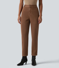 Halara Flex™ High Waisted Tapered Work Jeans with Pockets