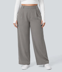 Halara Flex™ DayStretch High Waisted Pocket Straight Leg Work Plus Size Pants