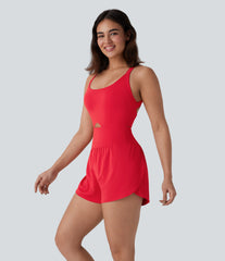 SoftlyZero™ QuickDry  Tummy Control 2-in-1 Pocket Yoga Jumpsuit