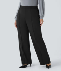 Halara Flex™ High Waisted Zipper Pocket Straight Leg Plus Size Work Pants