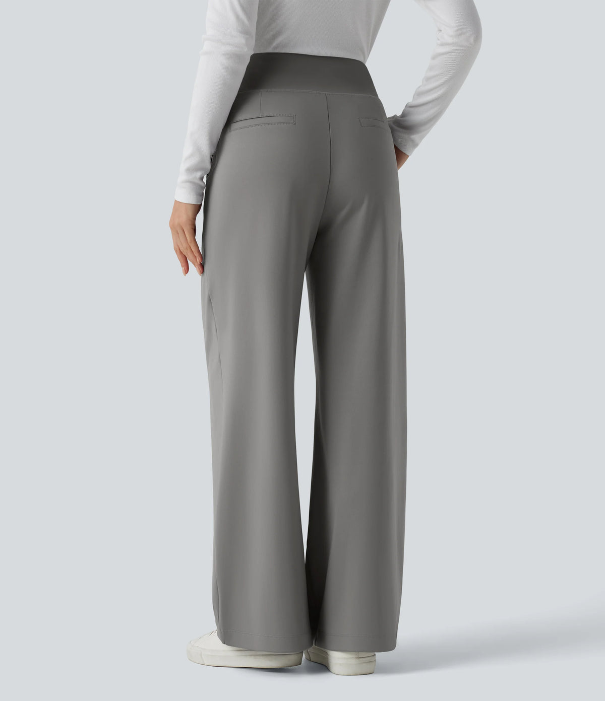 Halara Flex™ DayStretch High Waisted Tummy Control Straight Leg Work Pants with Pockets