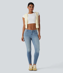 Halara Flex™ Low Rise Casual Skinny Jeans with Pockets