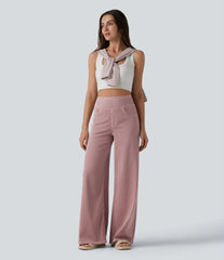 Halara Flex™ High Waisted Wide Leg Colorful Casual Jeans with Pockets