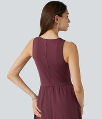 Breezeful™ Sleeveless Quick Dry Jumpsuit with Pockets-Easy Peezy Edition