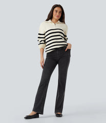 Halara Flex™ High Waisted Tummy Control Casual Bootcut Jeans with Pockets