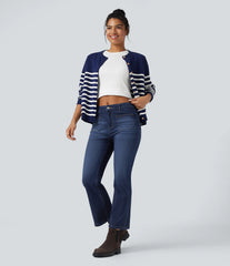 Halara Flex™ Denim Heat Mid Rise Denim Casual Bootcut Jeans with Pockets