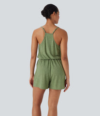 Wide Leg Jumpsuit with Pockets