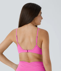 Ribbed Bikini Top Swimsuit