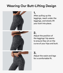 Halara UltraSculpt™ Leopard Print High Waisted Scrunch Butt Lifting Tummy Control Training Biker Shorts 7'' with Pockets