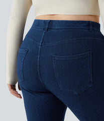 Halara Flex™ High Waisted Pockets Denim Work 7/8 Plus Size Leggings