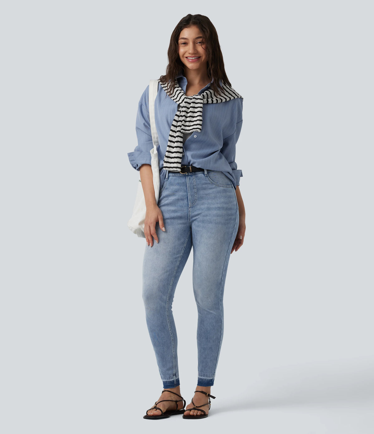 Halara Flex™ High Waisted Slim Casual Jeans with Pockets