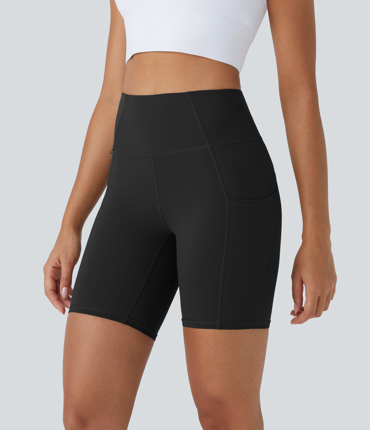 Halara UltraSculpt™ High Waisted Pocket Training Biker Shorts 7''