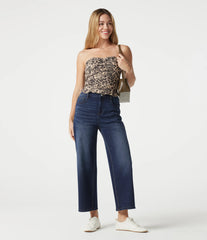Halara Flex™ Mid Rise 7/8 Wide Leg Casual Jeans with Pockets