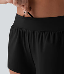 SoftlyZero™ Airy Low Rise InstantCool Shorts 3'' with Pockets