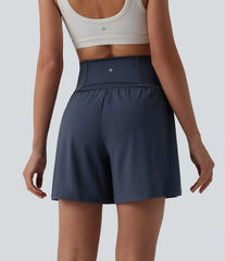SoftlyZero™ Airy High Waisted Pockets InstantCool Yoga Shorts 5''