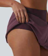 High Waisted 2-in-1 Bikini Bottom Swimsuit with Pocket
