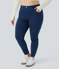 Halara Flex™ High Waisted Pockets Denim Work 7/8 Plus Size Leggings
