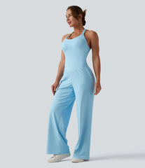 SoftlyZero™ Airy Halter InstantCool Casual Jumpsuit with Pockets-Easy Peezy Edition