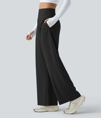 Breezeful™ High Waisted Straight Leg Quick Dry Workout Pants with Pockets