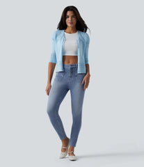 Halara Flex™ Mid Rise Casual Skinny Jeans with Pockets