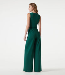 Square Neck Built-in Bra Sleeveless Jumpsuit-Easy Peezy Edition