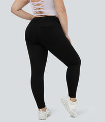 Halara Flex™ High Waisted Pocket Denim Plus Size Casual Leggings