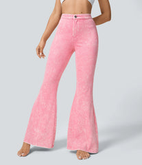Halara Flex™ High Waisted Pocket Washed Colorful Casual Jeans