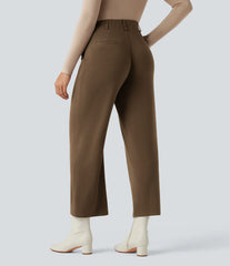 High Waisted Thermal Work Pants with Pockets