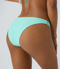 Low Rise Solid Bikini Bottom Swimsuit