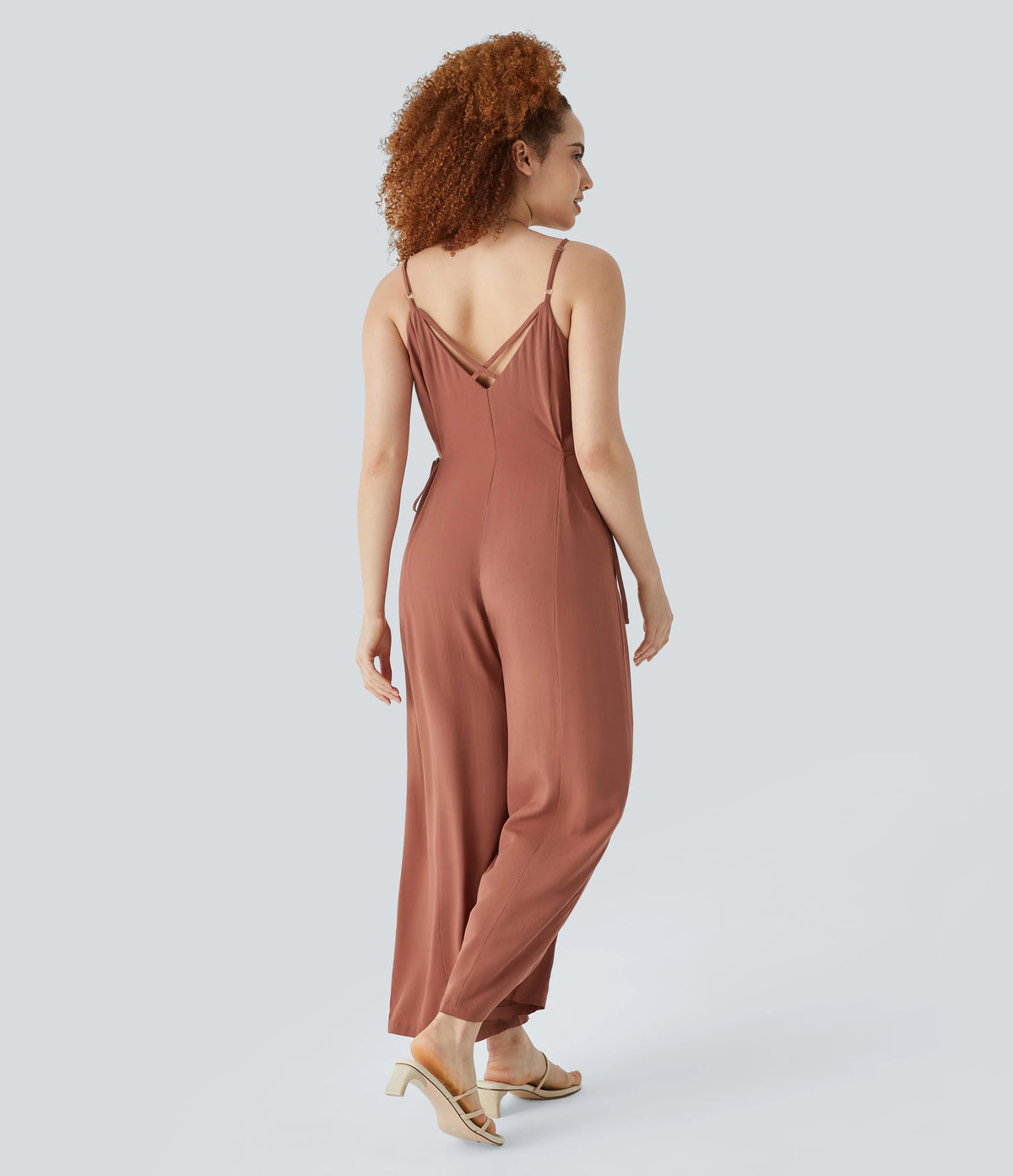 Tie Side Casual Jumpsuit