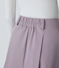 High Waisted Zipper Pocket Pleated Micro Mini Casual Skirt