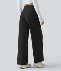 Breezeful™ High Waisted Straight Leg Quick Dry Workout Pants with Pockets
