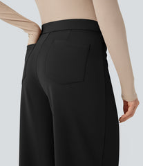 Halara Flex™ DayStretch High Waisted Work Baggy Pants with Pockets