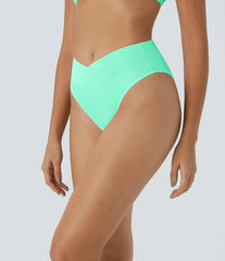 Crossover Bikini Bottom Swimsuit