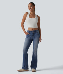 Halara Flex™ Low Rise Casual Bootcut Jeans with Pockets