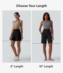 Halara UltraSculpt™ High Waisted Tummy Control Yoga Bermuda Shorts 10'' with Pockets