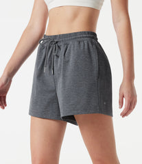 High Waisted Drawstring Quick Dry Workout Shorts 3'' with Pockets