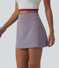 SpacerTek™ High Waisted Tummy Control 2-in-1 Mini Casual Skirt