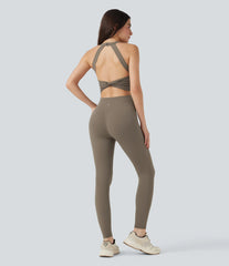 Halara UltraSculpt™ Tummy Control Training Jumpsuit with Pockets-Easy Peezy Edition