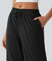 SoftlyZero™Low Rise Drawstring Dance Balloon Shorts with Pockets-UPF50+