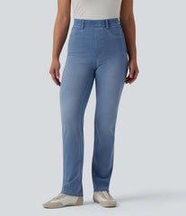 Halara Flex™ High Waisted Tummy Control Casual Jeans with Pockets